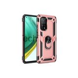 Techtrove Xiaomi Mi 10T Pro 5G Kılıf Yüzüklü Stand Olabilen Magnetic Tpu Tank Kapak Rose Gold
