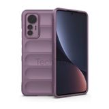 Techtrove Xiaomi Mi 12 Lite Kılıf Elde Kaymaz İçi Kadife Silikon Kapak Mor