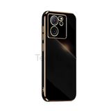 Techtrove Xiaomi Mi 13T Kılıf Parlak Tasrım Kamera Korumalı Ultra Yumuşak Esnek A+ Kalite Kapak Siyah