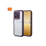 Techtrove Xiaomi Mi 13T Pro Kılıf Kamera Korumalı Renkli Kenar Ve Çerçeve Tasarımlı A+ Kalite Kapak Derin Mor
