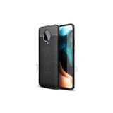 Techtrove Xiaomi Poco F2 Pro Kılıf Deri Extra Korumalı Slikon Kapak Siyah