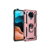 Techtrove Xiaomi Poco F2 Pro Kılıf Yüzüklü Stand Olabilen Magnetic Tpu Tank Kapak Rose Gold