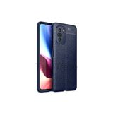 Techtrove Xiaomi Poco F3 Kılıf Deri Extra Korumalı Slikon Kapak Lacivert