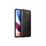 Techtrove Xiaomi Poco F3 Kılıf Deri Extra Korumalı Slikon Kapak Siyah