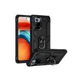 Techtrove Xiaomi Poco X3 Gt Kılıf Yüzüklü Stand Olabilen Magnetic Tpu Tank Kapak Siyah