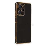 Techtrove Xiaomi Poco X5 Pro 5G Kılıf Parlak Tasrım Kamera Korumalı Ultra Yumuşak Esnek A+ Kalite Kapak Siyah