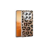 Techtrove Xiaomi Poco X7 Kılıf İpeksi Desenli Tasarımlı Kamera Koruma Çıkıntılı A+ Kalite Kapak Gold Leopar