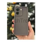 Techtrove Xiaomi Poco X7 Pro Kılıf Kamera Ve Kenar Koruma Çıkıntılı Soft Renkli Silikon Kapak Yumuşak - Gri