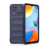 Techtrove Xiaomi Redmi 10C Kılıf Elde Kaymaz İçi Kadife Silikon Kapak Lacivert