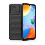 Techtrove Xiaomi Redmi 10C Kılıf Elde Kaymaz İçi Kadife Silikon Kapak Siyah