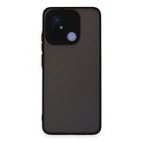 Techtrove Xiaomi Redmi 12C Kılıf Montreal Silikon Kapak Siyah