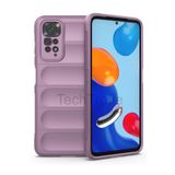 Techtrove Xiaomi Redmi Note 11 Kılıf Elde Kaymaz İçi Kadife Silikon Kapak Mor