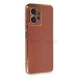 Techtrove Xiaomi Redmi Note 12 4G Kılıf Parlak Tasrım Kamera Korumalı Ultra Yumuşak Esnek A+ Kalite Kapak Kırmızı