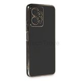 Techtrove Xiaomi Redmi Note 12 4G Kılıf Parlak Tasrım Kamera Korumalı Ultra Yumuşak Esnek A+ Kalite Kapak Siyah