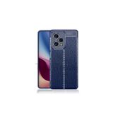 Techtrove Xiaomi Redmi Note 12 5G Kılıf Deri Extra Korumalı Slikon Kapak Lacivert