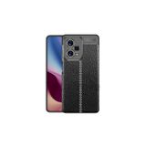 Techtrove Xiaomi Redmi Note 12 5G Kılıf Deri Extra Korumalı Slikon Kapak Siyah