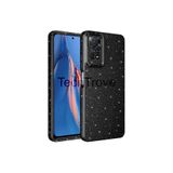 Techtrove Xiaomi Redmi Note 12 Pro 4G Kılıf Kamera Korumalı Simli Lüks Kapak Siyah