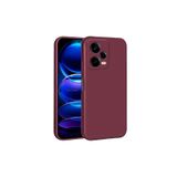 Techtrove Xiaomi Redmi Note 12 Pro 5G Kılıf Premier Silikon Lansman A Kalite Kapak Mürdüm