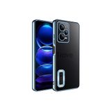 Techtrove Xiaomi Redmi Note 12 Pro 5G Uyumlu Kılıf Kamera Korumalı Logo Gösteren Kapak Sierra Mavi