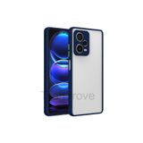 Techtrove Xiaomi Redmi Note 12 Pro Plus 5G Kılıf Buzlu Tasarım Kenarları Yumuşak Kamera Koruma Çıkıntılı Kapak Lacivert