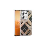Techtrove Xiaomi Redmi Note 13 Pro 4G Kılıf İpeksi Desenli Tasarımlı Kamera Koruma Çıkıntılı A+ Kalite Kapak Geometrik