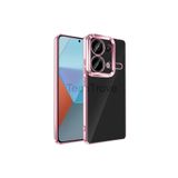 Techtrove Xiaomi Redmi Note 13 Pro 4G Kılıf Kamera Korumalı Logo Gösteren Zore Omega Kapak Rosegold