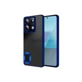 Techtrove Xiaomi Redmi Note 13 Pro 5G Kılıf Kamera Korumalı Logo Gösteren Zore Omega Kapak Lacivert
