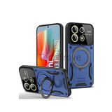 Techtrove Xiaomi Redmi Note 13 Pro 5G Kılıf Kamera Korumalı Stand Özellikli Maksimum Darbe Korumalı Kapak Lacivert