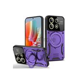 Techtrove Xiaomi Redmi Note 13 Pro 5G Kılıf Kamera Korumalı Stand Özellikli Maksimum Darbe Korumalı Kapak Mor