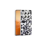 Techtrove Xiaomi Redmi Note 14 Pro Plus Kılıf İpeksi Desenli Tasarımlı Kamera Koruma Çıkıntılı A+ Kalite Kapak Gri Leopar