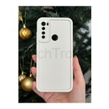 Techtrove Xiaomi Redmi Note 8 Kılıf Kamera Ve Kenar Koruma Çıkıntılı Soft Renkli Silikon Kapak Yumuşak - Krem