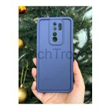 Techtrove Xiaomi Redmi Note 8 Pro Kılıf Kamera Ve Kenar Koruma Çıkıntılı Soft Renkli Silikon Kapak Yumuşak - Lacivert