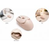Techugo Bluetooth ve 2.4g Destekli Sessiz Kablosuz Mouse Şarjlı Tasarım - Belirtilmemiş