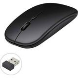 Techugo Kablosuz Mouse Fare Şarjlı Bluetooth Wireless Çift Modlu Sessiz - Belirtilmemiş