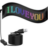 Techugo Rgb Kayan Yazı LED Panel Telefon Kontrollü Animasyonlu Akıllı Ekran - Çok Renkli - Belirtilmemiş