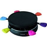 Techwood Tra-62 6 Kişilik Raclette Izgara - Siyah