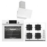 Tecna Frytec Beyaz Cam Ankastre Set