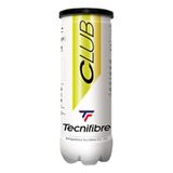 Tecnifibre Club 3'lü tenis topu, sarı, nosize