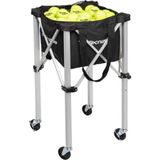 Tecnifibre Tekerlekli 150 Tenis Topu Sepeti 57PANIERBA - Siyah