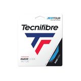 Tecnifibre Üniseks – Yetişkin Razor Code 12 m Tel Seti - Mavi Tenis Teli, 1.25