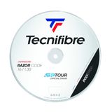 Tecnifibre Unisex Yetişkin Razor Code 12 m Tel Seti, Beyaz Tenis Teli, 1,25