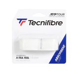 Tecnifibre Unisex_Adult X-Tra Feel ATP Weiss Basic Grip Bantları, Beyaz, Standart Boyut