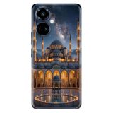TECNO Camon 19 Pro ile Uyumlu Kılıf, Rüya İstanbul Temalı Desenli, Darbe Emici Silikon
