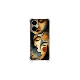 Tecno Camon 19 Pro ile uyumlu Köşe Korumalı Kılıf Metamorfoz Berrak Rüya Tasarımlı Uv Baskılı