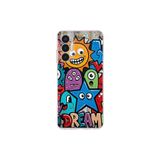Tecno Pova 3 ile Uyumlu Grafiti Dream Street Tasarımlı Şeffaf Silikon Kılıf