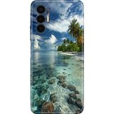Tecno Pova 3 Kılıf Desenli Baskılı Tpu Rubber Kapak Maldivler 50 - 001-Renkli