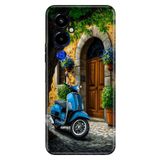 Tecno Pova 4 Pro ile Uyumlu Silikon Kılıf, Şirin Evim Temalı, Darbe Emici, Çok Renkli