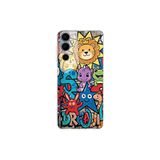 Tecno Pova Neo 2 ile Uyumlu Grafiti Star Team Tasarımlı Şeffaf Silikon Kılıf