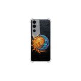 Tecno Pova Neo 2 ile uyumlu Köşe Korumalı Kılıf Metamorfoz Kozmik Dans Tasarımlı Uv Baskılı