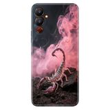 Tecno Pova Neo 4 ile Uyumlu Akrep Burcu Temalı Desenli Darbe Emici Silikon Kılıf